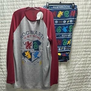 Men’s Big & Tall Pajamas Harry Potter Hogwarts